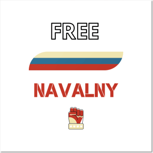 Free Navalny Posters and Art